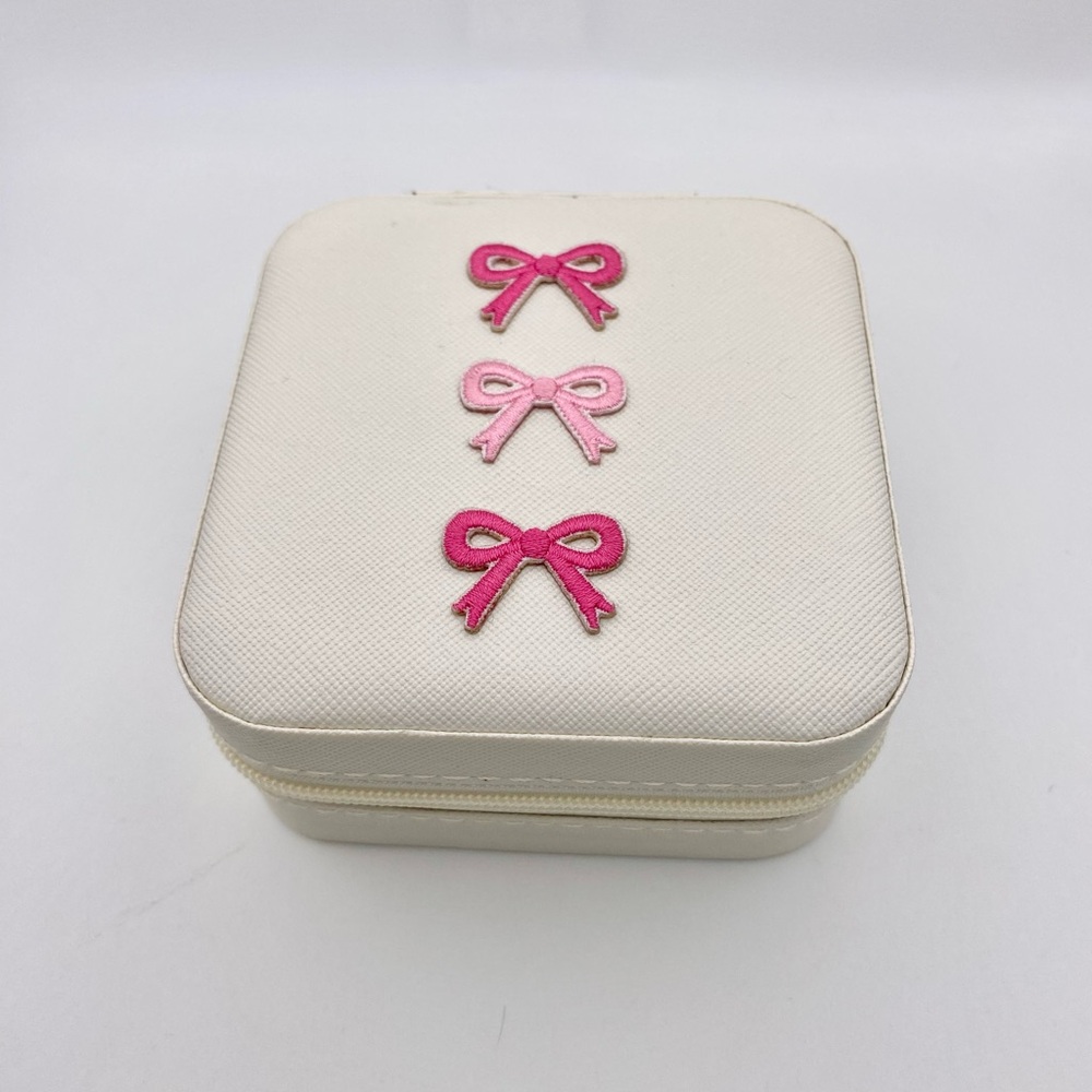 Coquette Jewelry Box for Travel NWOT Bows Jewelry Keepsake box